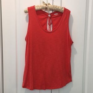 Tie back tank top